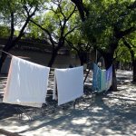 dry clothes in the sun to prevent lice