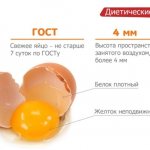 GOST dietary eggs