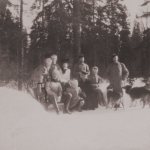 Император Николай II с семьей на отдыхе в Царском Селе